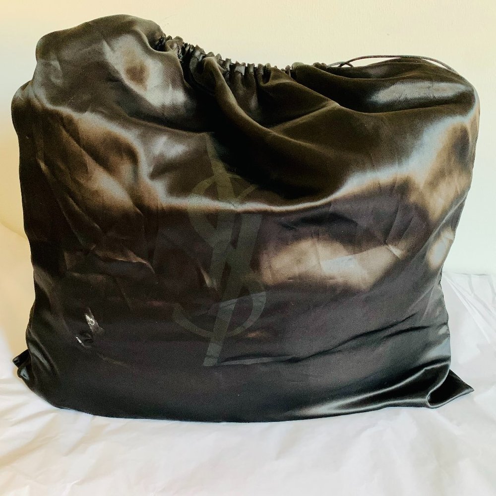 YVES SAINT LAURENT YSL SEVERINE LEATHER TOTE W DUST BAG MADE IN ITALY - Picture 16 of 16